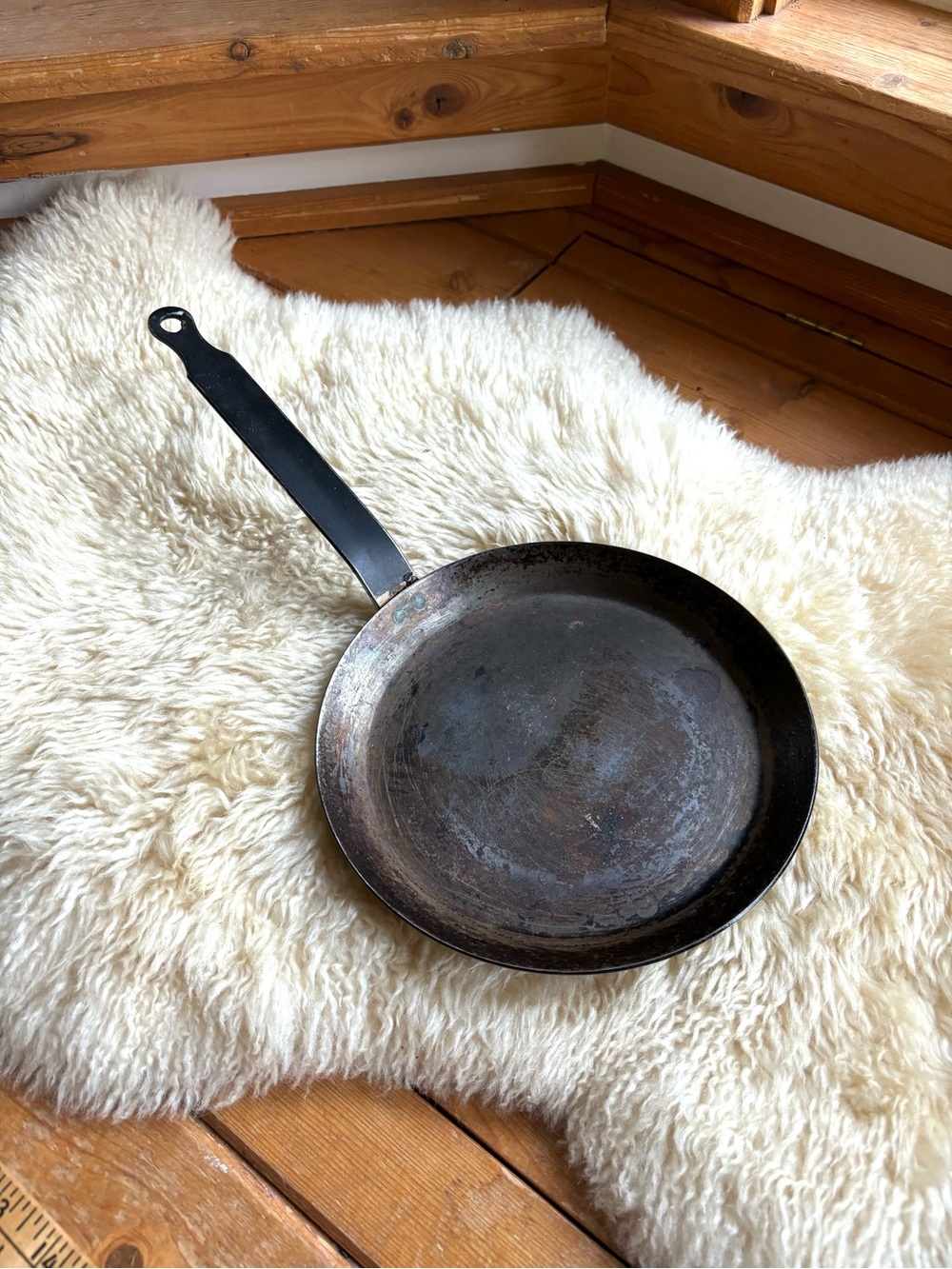 Vintage French Carbon Steel Skillet
